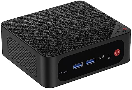 Beelink SER5 Pro Mini PC, AMD Ryzen 7 Pro 5825U (8C/16T, up to 4.4Hz), Mini Computer 32G DDR4 RAM/500GB M.2 2280 PCIe3.0 SSD, 4K Triple Screen Display/WiFi 6/BT5.2