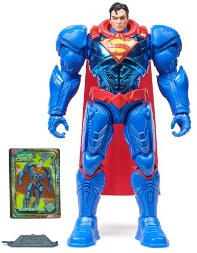 DC Metal Force Superman - Figura de acción de 30 cm con 8 Puntos de Movimiento para Aventuras llenas de acción, para niños a Partir de 4 años