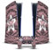 Head Case Designs Offizielle Juventus Football Club Marmor Schwarz & Pink Kunst Vinyl Haut Gaming Aufkleber Abziehbild kompatibel mit Sony PS5 Slim Digital Edition Console & DualSense Controller