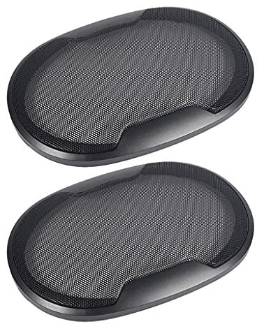 1 Pair Auto Speaker Cover Car Audio Subwoofer Grille Black 4 6 6x9 Decorative Circle Grill Protective Black