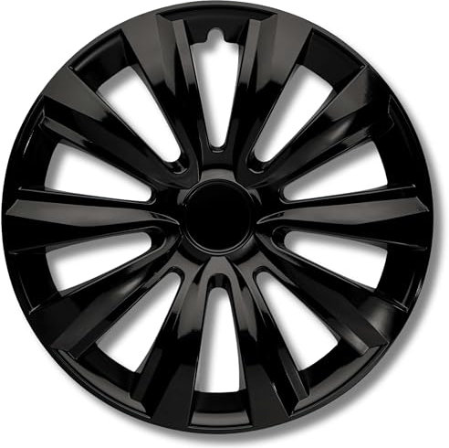 Radkappen 13 Zoll schwarz für Stahlfelgen - Deltanos Radzierblenden in 13-16 Zoll schwarz und Silber