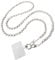 JOMA-E Shop Phone Lanyard Crossbody Stylish Anti-Theft Strap with Phone Tabs, Detachable Chain for iPhone Pearl Beads Charm Chain, Cellphone Neck Holder for Women (B)