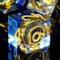 DND Würfel Set, 7 Stück Herr der Ringe DND Spielwürfel Polyedrische Scharfer Kante D&D Würfel für Dungeons and Dragons Pathfinder RPG MTG Pathfinder