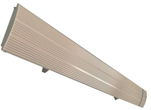 Mpc Marbella 2400w Wandinfrarotheizung Mit Leistung 2400w Weiß Kein Licht Emission Heizelement Stranggepresste Aluminiumlegierung Keramikbeschichtung Fernbedienung Ip65