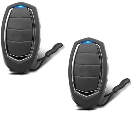 2x Mandos de Garaje Universales 433,92 MHz – Compatible con MOTORLINE FALK MX4SP, MXS4SP, MX5SP, RCM, DSM – 4 Canales, Clonador Inalámbrico con Pilas y Manual – No Original