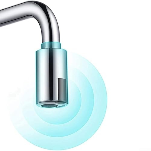 Robinet de cuisine avec capteur infrarouge tactile et buse à induction économe en eau avec douchette extractible pour les tâches de lavage flexibles (galvanoplastie)