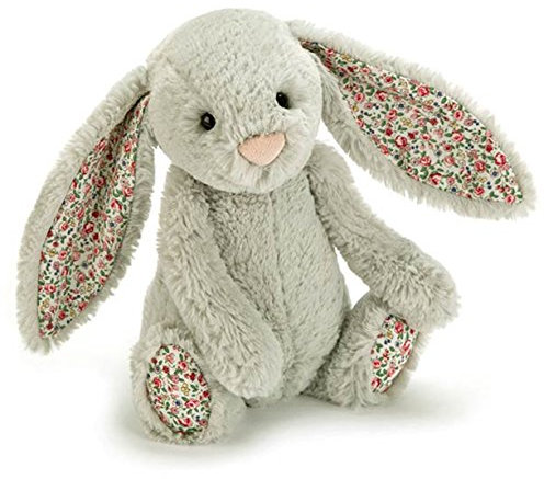 Jellycat Blossom Bashful Silver Bunny 18cm