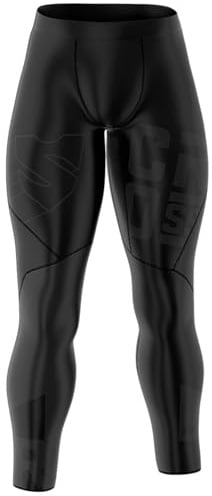 SMMASH Pantalon De Compression Hommes Leggings Legging Long Respirant Technologie Second Skin Jogging Sport Running Matériau Antibactérien