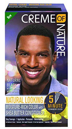Creme of Nature Couleur de cheveux pour hommes, Noir