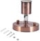 Zerodis E27 Lampenschirm Halterung, 180 Grad drehbarer Lampenfassung Adapter Vintage Deckenleuchte Wandleuchte Lampenfassung Sockel Splitter Glühbirnen Halter(Messing)