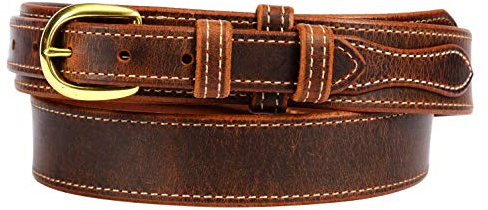 Forest Hill, Ranger Gun Belt, 1-1/2 Leather, Amish Made in Lancaster, PA