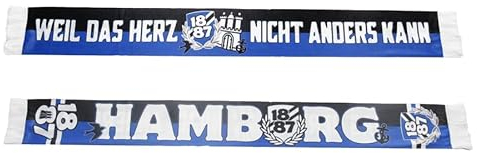 1887 Streetwear Fanschal Druckschal Weil das Herz nicht anders kann