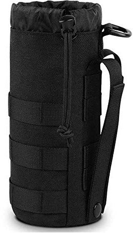 Gexgune en Plein air Tactique Bouteille d'eau Poche Militaire Molle Bouilloire Sac 1.5L Portable Voyage Porte-Bouteille d'eau pour Sac À Dos Gilet Ceinture
