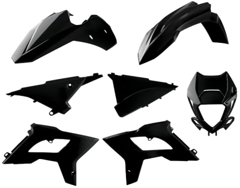 POLISPORT 91087 - Polisport Enduro Restyling Replica Kit für diejenigen, die OEM-Qualität suchen für BETA Motorräder in Farbe schwarz
