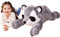 IKASA Groß Waschbär Stofftier Riesen Kuscheltier - 78cm Gross Plüschtier Süße Riesige Flauschige Weich Jumbo Plüschtiere Stofftiere Plüsch Spielzeug Tier - Geschenk für Kinder (78cm, Grau)