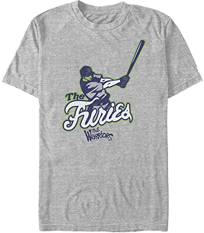 Fifth Sun Herren The Furies Baseball Team Logo T-Shirt, Athletic Heather, 4XL