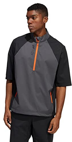 Adidas Golf Mens Provisional Short Sleeve Jacket - Black - S