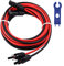 Cavo solare da 5 m, 2 pezzi, cavo in rame di prolunga, 12 AWG, cavo PV 4 MM², cavo impermeabile, IP68, per impianto solare, pannelli fotovoltaico, montaggio
