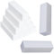 12 Nail Buffer Blocks 120 Grit 4-Way White Buffing Blocks for Nails Nail Buffers Blocks White Block Nail Buffer Block for Gel Nails