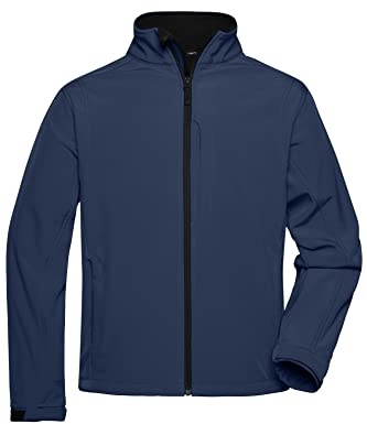 James & Nicholson Herren Softshell Jacke - Klassische Softshelljacke mit TPU Membran