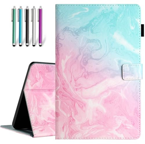 Fancity for Amazon Kindle Fire Max 11 Case (13th Generation, 2023 Release) 11 - Stand Cover Case for Fire 11 Tablet with Smart Auto Wake/Sleep & Pencil Holder, Pink Mint