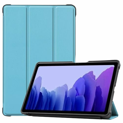World biz Funda para Galaxy Tab A7 de 10.4 pulgadas 2022 2020 (SM-T500/T505/T507), funda protectora delgada con soporte para tablet, visualización multiángulo, encendido y apagado automático Galaxy
