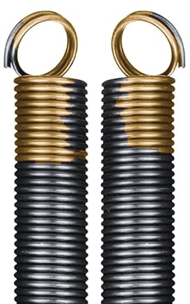 Lot de 2 ressorts d'extension de porte de garage résidentiels robustes (45,4 kg)