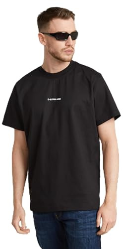 G-Star Herren Center Chest Logo Loose R T T-Shirt, Schwarz (Dk Black D25677-c336-6484), M