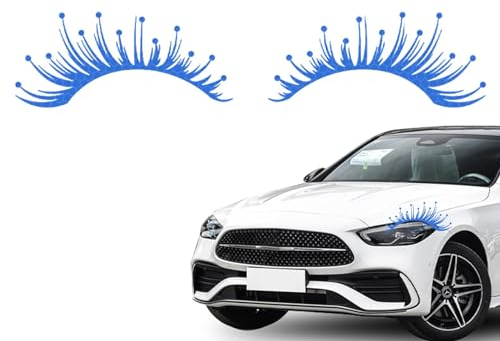 ulapithi Auto-Wimpern für Scheinwerfer-Aufkleber, Augenbrauen-Aufkleber für Auto - Reflektierende Augenbrauen-Aufkleber für falsche Wimpern, Karosserie-Kratzeraufkleber,Auto Scheinwerfer Augenbraue