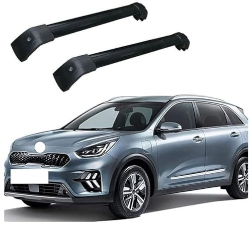Dachträger für KIA NIRO/NIRO EV 2016-2020,Auto-Dachrelingträger Schmutzabweisend Dachgepäckträger Fahrradträger Fahrradträger,A