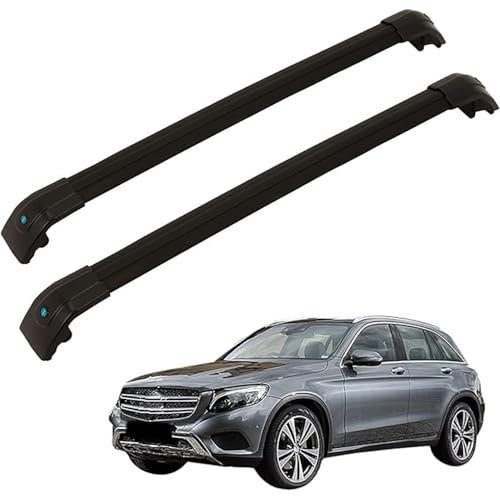 SAXCXCS Porte Bagage Voiture, pour Mercedes Benz GLC 2016-2021 Galeries de Toit Railing Porte-Bagages Voiture Transport Rangement