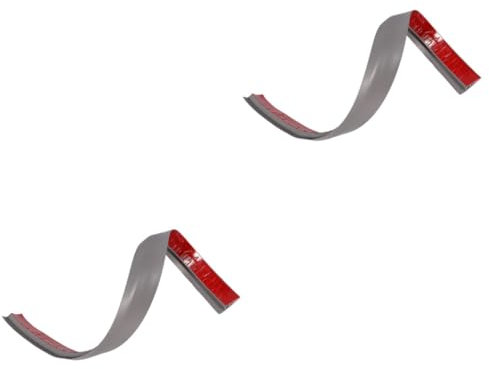 Mikikit 2st Randleisten Für Massivholzböden Vinylböden Abziehen Und Aufkleben Abstandshalter Bodenbelag Deckenplatten Teppichfliesen Trimmt Teppichband Im Freien Wand Pvc-kunststoff Weich