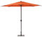 Hespéride - Parasol Droit Rond inclinable Loompa Ambre 3m en Aluminium et Polyester