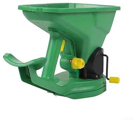 Feeshoppher Garden Hand-Held Spreader Horticultural Hand-Operated Fertilizer Spreader Portable S-eed Dispenser Handheld Sowing Tool for Small Yards Garden Lawns Greenhouses 39x25x17cm