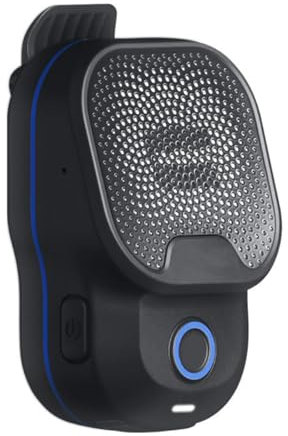 fesoklaf Altoparlante Bluetooth 5.3 indossabile, 10 ore di lavoro, con clip, microfono ENC integrato per musica e chiamate in vivavoce, impermeabile IPX7