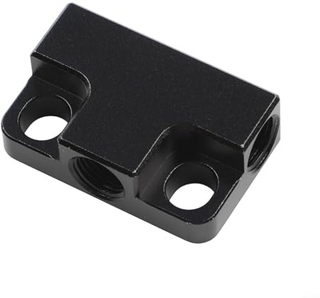 Gdfnmogo Hydraulischer Bremskabel-Splitter-Adapter, 1 auf 2 T-Anschlüsse, Aluminiumlegierung, Verteilerventil für Fahrrad, Dreirad oder Elektrofahrrad, hinten