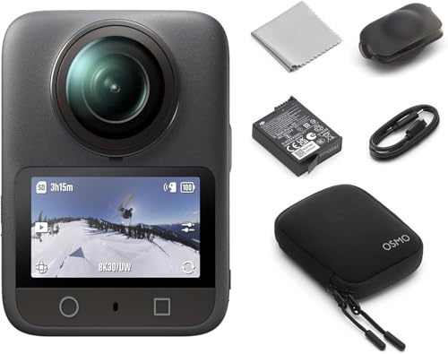 DJI Osmo 360 Standard Combo, 360 Camera With 1-Inch 360° Imaging, Native 8K 360° Video, 4K/120fps & 170° Boost Video, 120MP 360° Photo, Waterproof, 100-Min 8K Recording, Action Camera for Sports, Vlog