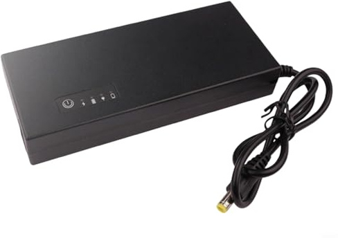 EffiFish per Mini UPS per Router 12V 3A, 10400mAh Gruppo di Continuità Backup per Modem Ottico, Telecamera di Sicurezza