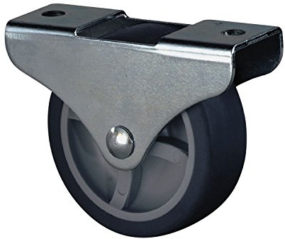Dörner + Helmer 791338 Parkett-Bockrolle 38 x 18 mm, TPE-Rad grau