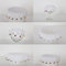 Lace Doilies with Beads Jug Covers, 100% Cotton Handmade Crochet Beaded Doyleys for Table Placemats & Dining Decor, Pack of 1 (White, 4 Inches)