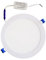 LEDUNI ® Downlight Panel LED Redondo 20W Circular 2000LM Color Blanco Frío 6000K Angulo 120 IP40 OPAL Aluminio 225 * 12Hmm Dimension de corte 205mm Pack de 2 Unidades