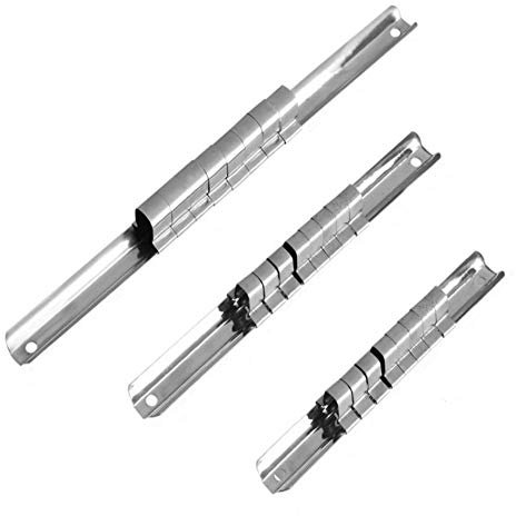 Chiloskit 3pcs 1/2'' 1/4'' 3/8'' Socket Rack Holder Divider Storage Rail Tray Stand Tool Organizer