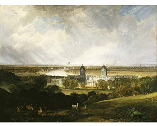 Turner London From Greenwich Park Large Art Print Poster Wall Decor Premium Mural