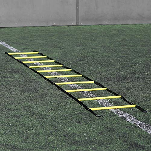 Ziland Agility Round Rung Speed Ladder [Each] • Ultra-strong ladder suitable for warm-up or high speed endurance controlled plyometrics [SELECT YOUR SIZE]