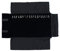 Cabilock Bolsa de Rollo de Joyería Organizador de Joyas para Collares y Pulseras para y Protección de Premium Negro