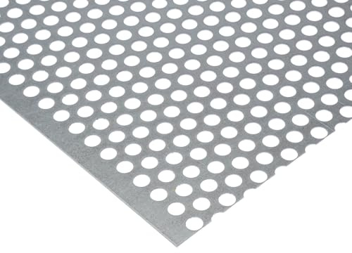 Lochblech Stahl Verzinkt RV 8-12 1,5 mm stark Individueller Zuschnitt nach Maß (1000 mm x 550 mm)