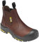 JCB - Men's Dealer T Chelsea Boot - Classic Chelsea Style - Durable & Stylish - for Casual or Workwear - Brown - Size 9 UK, 43 EU