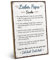 ARTFAVES® Wandbild Holzschild mit Spruch - DANKE lieber PAPA - Türschild Retro Vintage Deko Bild Geschenk - Vatertag