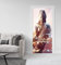 MyMaxxi - Tür bekleben mit Türtapete Selbstklebend 90x200 goldene Buddha Statue - Türfolie mit Premium Glanzeffekt - Türaufkleber metallic Silberfolie - Türposter Türklebefolie Religion Asiatisch rosa