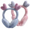 Zuzer Ohrenwärmer, 2PCS Winter Ohrenschützer Faltbare Earmuffs Winter Ohrenwärmer Plüsch Warme Ohrenschützer Ear Muff für Männer Frauen Kinder